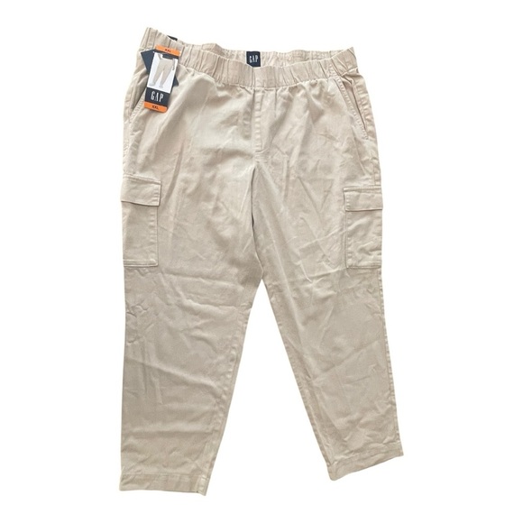 GAP TWILL CARGO PANT Elastic Waistband Size XXL - Picture 2 of 9